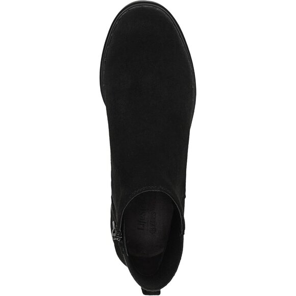 Elegant Women's Dubliner Wedge Boots - Black 2 1/4'' Comfort Ankle Booties - Picture 5 of 9